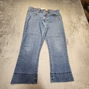 Vintage Levi's Jeans Womens 6 Blue Nouveau Capri Low Rise Stretch Denim Cropped